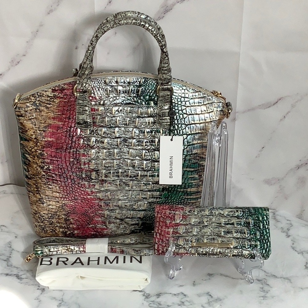 NWT- Brahmin Handbag - Large Duxbury Satchel